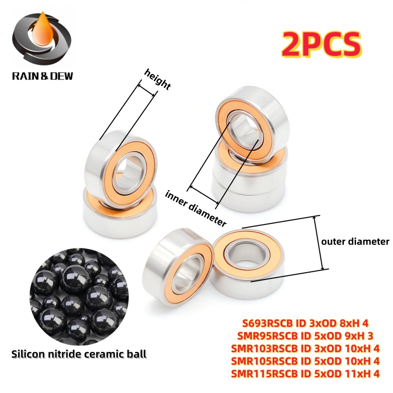 2PCS Miniature Ball Bearing 3x - огляд і ціна Fly Reel